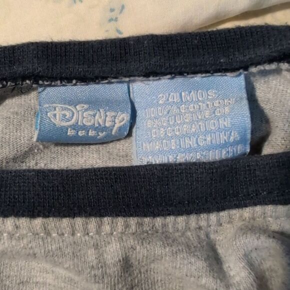 Disney Mickey Mouse Vintage Y2K Embroidered Soccer Them Infant Tshirt - Picture 2 of 4